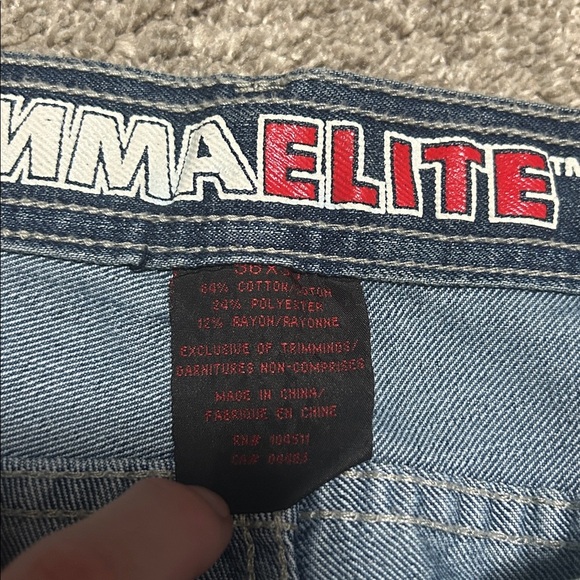 Vintage MMA Elite Bootcut Jeans Y2K Affliction - Picture 6 of 9